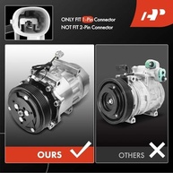Compressor A/C A-Premium com Embreagem - Dodge Dakota, Jeep Cherokee/TJ/Wrangler (1 Pino) - imagem 3