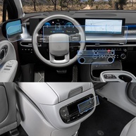 Kit 10 Protetores de Tela CDEFG para Hyundai Ioniq 9 2026 - Navegação, AC e Espelho - imagem 1