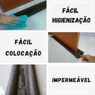 Veda Fresta Courino Impermeável para Portas (100-130cm) - Proteção Total Contra Insetos e Poeira - imagem 4