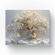 Quadro Tela Canvas Árvore da Vida 100x80cm - Decoração Inspiradora para Ambientes Modernos - imagem 1