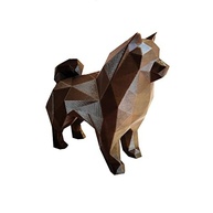 Chow-Chow Decorativo em Bronze - Estátua 3D de 10cm com Detalhes Realistas - imagem 2