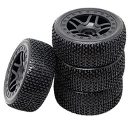 Conjunto 4 Pneus Borracha 17mm para Carros RC 1:7, 1:8, 1:10 - Tração e Durabilidade Superior - imagem 4