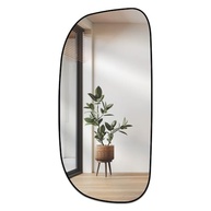 Espelho de Corpo Inteiro 110x53 cm com Moldura Preto – Design Moderno e Versátil para Ambientes - imagem 2