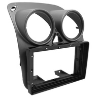 Moldura 9" Flutuante Grafite para Novo Palio Attractive 12/17 e Grand Siena - Upgrade Moderno - imagem 1