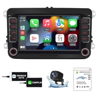 Rádio Automotivo FINYQBET W6060 7" Android/CarPlay - Câmera e Volante | Jetta, Tiguan, Golf 12V - imagem 1
