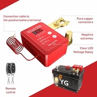 Interruptor Desligamento Automático Bateria Carro 12V/24V com Visor LED e Controle Remoto - imagem 4