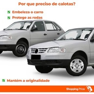 Kit 4 Calotas Gol G4 Aro 13 Prata Cubo Alto Grid - Design Moderno e Resistente - imagem 3