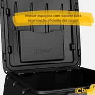 Bauleto Traseiro Moto 140L Preto Universal iCbras: Aventura e Segurança Ampliadas - imagem 3