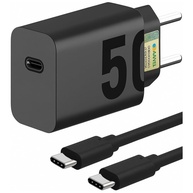 Carregador Turbo 50W USB-C Power Delivery: Carga Ultra Rápida para iPhone 15/16 e Android - imagem 1
