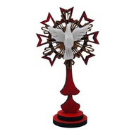 Pedestal Adorno Divino Espírito Santo Mesa 15cm - Elegância Sagrada - imagem 2