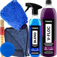 Kit Completo Lavagem Moto e Carro: Shampoo V-Floc 1.5L, Cera Blend Spray, Luva e Toalha Microfibra - imagem 2