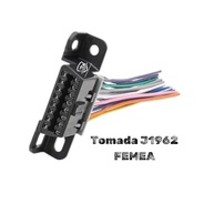 Conector OBD2 J1962 Fêmea 16 Pinos com Chicote para Customização e Testes Automotivos - imagem 5