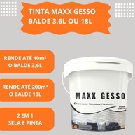 Tinta Maxx Gesso e Drywall: Sela, Pinta e Renova em uma Única Aplicação (18L) - imagem 3