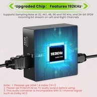 Extrator de Áudio HDMI ARC 192kHz: Som Imersivo para sua TV e Home Theater - imagem 5