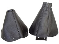 Kit Coifa Câmbio e Freio de Mão em Couro Genuíno Preto para Nissan 300ZX (1989-2000) - imagem 2