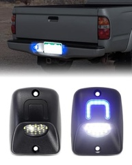 Luzes LED Placa Toyota Tacoma T100 1992-2004 - Branco/Azul U-Shape - imagem 2