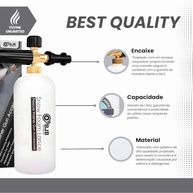 Canhão de Espuma para Lavagem de Carro - Compatível com Karcher K1 K2 K3 K4 | 1L de Capacidade - imagem 3
