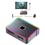 SKUYA HDMI 2.1 Switch 8K@60Hz | 4K@144Hz/240Hz | 48Gbps | 2 Entradas 1 Saída para PS5, Xbox Series X/S, Nintendo Switch, Apple TV - imagem 1