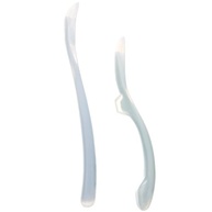 Kit 2 Colheres em Silicone Buba - Fases 1 e 2 Azul | Ideal para Introdução Alimentar e Autoalimentação - imagem 5