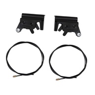 Travas Rotativas e Cabos para Capô de Carro e Caminhão - Kit 2 Pares (Motorista e Passageiro) - imagem 1
