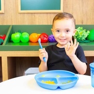 Colher Silicone Premium Colors Azul - Kit 2 Unidades | Segura, Macia e Ideal para Bebês - imagem 4