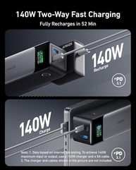 Anker 737 Gen 2 Power Bank: Carregador Portátil 24000mAh, 140W PD 3.1, Display Inteligente para Laptops e Smartphones - imagem 4