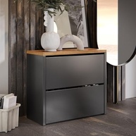 Sapateira Organizadora Basculante com 2 Gavetas - Design Moderno para Hall e Quarto - imagem 3