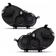 Farol Polo Hatch Sedan 2003-2006 Cromado Lado Esquerdo (Motorista) - Qualidade e Estilo - imagem 5
