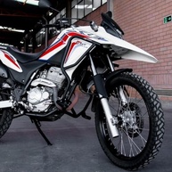Protetor de Carenagem com Pedaleira MA para XRE 300 (2009-2023) - Preto Fosco Metal - imagem 4