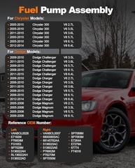 Módulo Bomba Combustível Elétrica para Dodge Challenger, Charger, Magnum e Chrysler 300 (2005-2015) - imagem 3