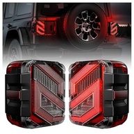 Lanternas Traseiras LED Transparentes para Jeep Wrangler JL (2018-2023) - Estilo S, 3 em 1, Alta Performance - imagem 2