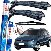 Kit Palhetas Limpador Parabrisa Bosch Aerofit Dianteiro + Traseiro para VW Spacefox (2013-2019) - imagem 1