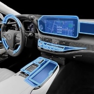 Proteja Seu Lexus LS 500 (2021-2022): Película TPU Transparente para Console Central e Painel de Navegação - imagem 2