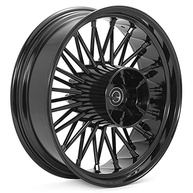 Roda Traseira Fat King 45,7cm Preta Brilhante para Harley Touring 2009-2023 - Estilo e Performance - imagem 2