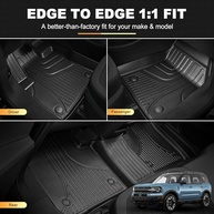 Tapetes de Carro AOMSAZTO para Ford Bronco Sport 2021-2024: Proteção Total All-Weather - imagem 3