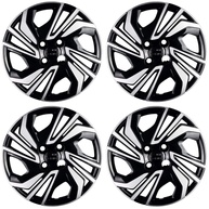 Calota Aro 15" Onix 23/24 Preto/Prata - Jogo c/ 4 Calotas Grid 380CP-PBP-E - imagem 1