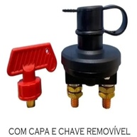 Chave Geral de Bateria 12-24V com Chave Removível e Terminais de Bronze - Segurança Total! - imagem 3