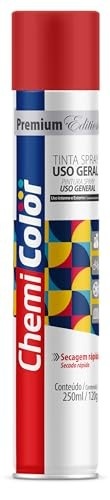 Chemicolor Tinta Fundo Preparador Cinza 250ml - Alta Cobertura e Uniformidade - imagem 2