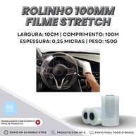 Kit 3 Rolos Filme Stretch 10cm x 100m: Proteção e Segurança para Suas Embalagens - imagem 4