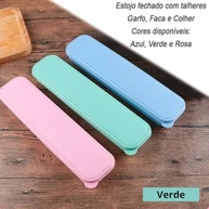 Kit Talheres Portáteis Inox 3 Peças com Estojo - Sustentável, Ergonômico e Ideal para Viagem - imagem 3