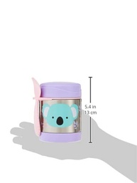 Pote Térmico Skip Hop Zoo Koala Rosa com Talher Embutido - 325ml - imagem 4