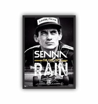 Quadro Decorativo Ayrton Senna Fórmula 1 - Design Exclusivo 33x24 cm - imagem 2