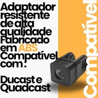 Adaptador Conector 3/8" para Microfone HyperX Quadcast S e Duocast - Preto - imagem 3
