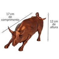 Touro Wall Street Estátua 3D Bronze - Decore seu Ambiente com Simbologia de Sucesso - imagem 4