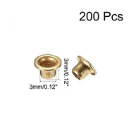 Rebites Vazados de Latão uxcell: 3mm x 3mm para Fixação e Acabamento em PCB e Artesanato - imagem 3