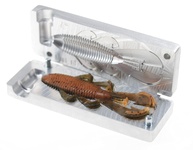 Molde Googan Bandito Bug 4'' para Iscas de Silicone - Precisão CNC em Alumínio - imagem 1