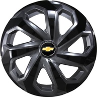 Jogo 4 Calotas Esportivas Spider Grafite/Preto Aro 14 - Onix, Prisma, Spin e mais! - imagem 5