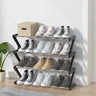 CASITA Sapateira Rack Moderno 4 Prateleiras - Organize Sapatos, Bolsas e Livros com Estilo - imagem 5