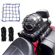 Rede de Carga para Moto 40x40cm com 6 Ganchos - Organize e Transporte com Segurança! - imagem 1