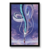 Quadro A Viagem de Chihiro - Studio Ghibli | Impressão Premium 40x60cm com Moldura de Madeira - imagem 2